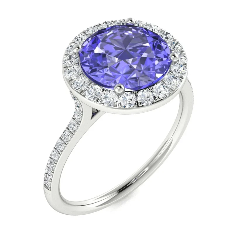 Tanzanite and Diamond Ring